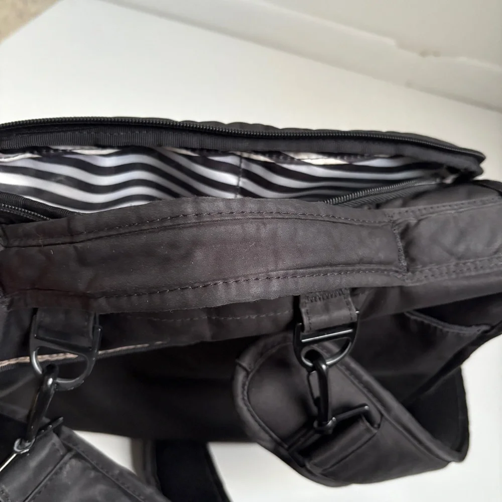Jujube | BFF Blackout Black Diaper Bag Backpack with Changing Pad OS